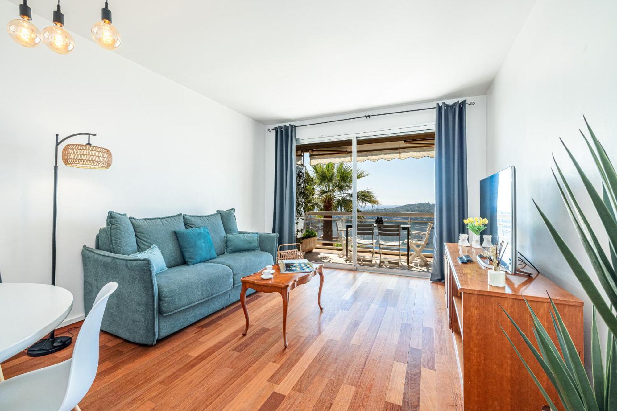 Ferienwohnung Extraordinary Sea View - 1 Bdr With Ac Villefranche-sur-Mer Exterior foto